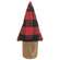 Buffalo Check Christmas Tree on Stump, 7.5"