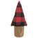 Buffalo Check Christmas Tree on Stump, 7.5" #CS38195