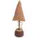 Red Ticking Stripe Tree on base, 11"
