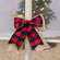 Buffalo Check and Burlap Bow 14446;