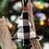Black & White Buffalo Check Tree Ornament 14731;