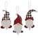 3/Set, Santa Gnome Ornaments