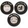 Buffalo Check Trick or Treat Plate, 3 Asstd.;