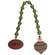 Joy & Christmas Bulb Beaded Ornament