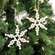Wood Bead Snowflake Ornament, 2 Asstd. 35670;