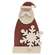 Snowflake Santa Wooden Sitter