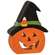 Witchy Jack O Lantern Chunky Sitter #35682