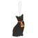 Cat With Candy Corn Wooden Ornament