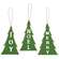 3/Set, Christmas Words Cutout Tree Ornaments;