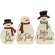 3/Set, Tis The Season Engraved Chunky Snowman Sitters #35710