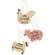 3/Set, Barnyard Sayings Farm Animal Ornaments