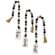 Faith, Love, Family Beaded Tag Hanger, 3 Asstd. #36069