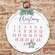 Distressed Christmas Bulb Countdown Calendar w/Star Magnet 65184;