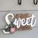 Home Sweet Home Cutout Floral Accent Hanging Sign 91077;