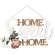 Home Sweet Home Cutout Floral Accent Hanging Sign 91077
