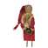 Hanging Father Christmas With Wreath
