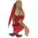 Father Christmas Doll With Candy Canes & Stocking