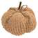Dusty Orange Chenille Pumpkin 6"