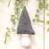 Solid Gray Fabric Christmas Tree Ornament 6" CS38270