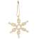 Wood Bead Snowflake Ornament, 2 Asstd. 35670