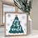 Joy to the World Christmas Tree Framed Sign