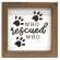 Who Rescued Who Shadowbox Frame #35825