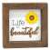 Life Is Beautiful Sunflower Shadowbox Frame #35866