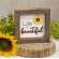 Life Is Beautiful Sunflower Shadowbox Frame #35866