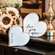 Love You More Distressed Chunky Hearts, 2/Set 36017;