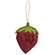 Mini Beaded Felt Strawberry Ornament