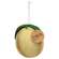 Striped Fabric Primitive Lemon Ornament