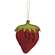 Large Beaded Felt Strawberry Ornament