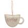 Felt Stitched Coffee Cup Ornament