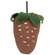 Primitive Painted Stuffed Strawberry