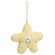 Yellow Striped Flower Ornament