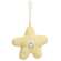 Yellow Striped Flower Ornament #CS38389