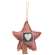 Mini Striped Fringed Old Glory Star Ornament #CS38400