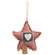 Mini Striped Fringed Old Glory Star Ornament