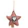 Mini Striped Fringed Old Glory Star Ornament #CS38400