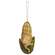 Primitive Fabric Corn Cob Ornament with "Eat" Tag
