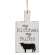 Distressed My Kitchen My Rules Cutting Board Ornament #35907