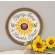 Honey Bees & Flowers Please Sunflower Circle Frame #35914