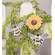 3/Set, Bees & Sunflower Wooden Ornaments
