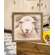 Serious Sheep Framed Print, Wood Frame