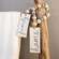 Home Beaded Tag Garland