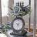 Vintage Dark Gray Old Town Scale Clock 75026