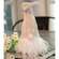 Med Sitting Plush Beige Gnome w/Ribbed Hat ADC3044;