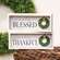 Thankful Blessed Inset Box Sign, 2 Asstd.