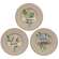 Faith Pray Grace Flower Plates, 3 Asstd. #35779