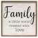 Family Framed Sign #36100